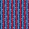 Fabric P & B Textiles Multi Land of Liberty Stripe Patriotic Minis by the Quarter Yard PMIN6048-MU